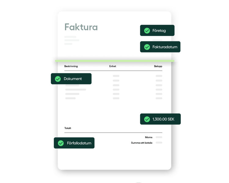 Interpretación de facturas