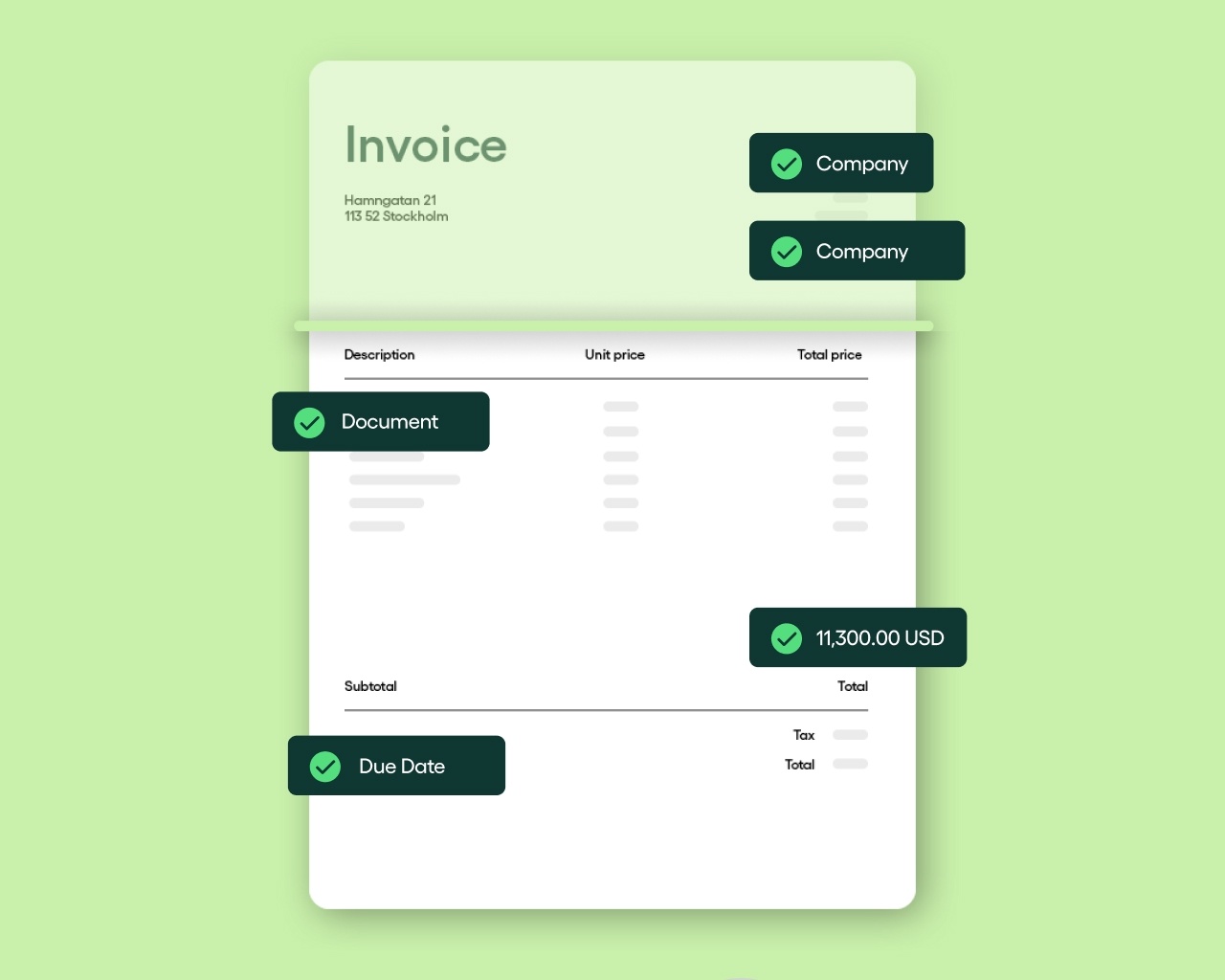 invoice capture extracts invoice details automatically